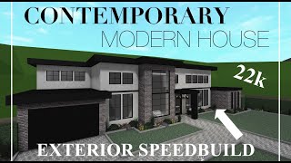 22K Modern Contemporary House SPEEDBUILD LAYOUT INCLUDED Welcome To Bloxburg [upl. by Warrick]