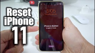 How To Reset amp Restore your Apple iPhone 11  Factory Reset [upl. by Kizzee]