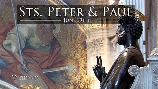 Celebrating the Patron Saints of Rome Sts Peter amp Paul  EWTN Vaticano [upl. by Hsivat]