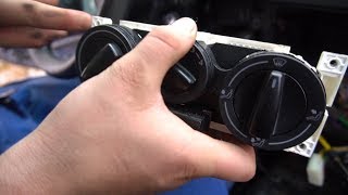 VW GOLF 4 HEIZUNGSREGLER AUSBAUEN  WECHSELN TUTORIAL [upl. by Acimahs]