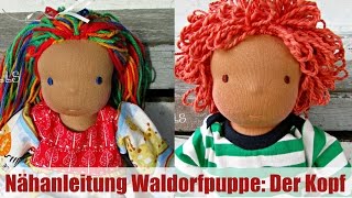 DIY  Waldorfpuppen Kopf  Klassisches Sami Doll Schnittmuster  Teil 1 [upl. by Yorgen]