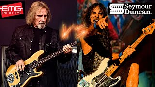 EMG GZR Geezer Butler vs Seymour Duncan SPB4 Steve Harris [upl. by Sonafets]