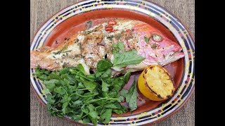 Andrew Zimmern Cooks Grilled Red Snapper [upl. by Eveivenej163]