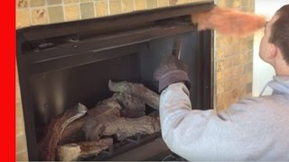 How to Clean a Direct Vent Fireplace [upl. by Giulietta]