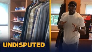 Throwback Thursday Shannon gives us a tour of his home closet  UNDISPUTED [upl. by Zobe]