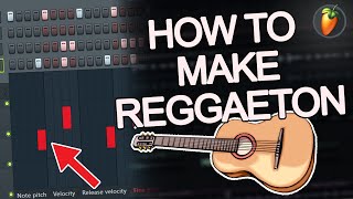 How To Make Reggaeton Beats In FL Studio Making A Beat From Scratch [upl. by Serle]