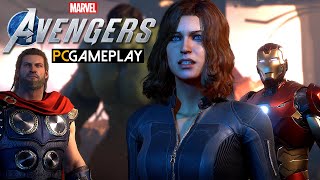 Marvels Avengers Gameplay PC HD [upl. by Iznil]