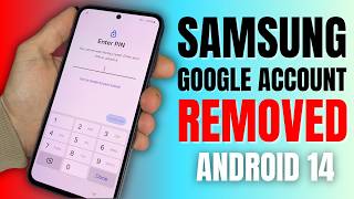 NEW METHOD  Samsung FRP Bypass  Android 14  Google Account Remove [upl. by Krebs]