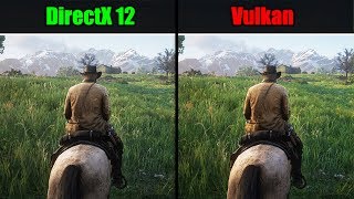 Red Dead Redemption 2  DirectX 12 vs Vulkan Graphics amp FPS Comparison [upl. by Comfort]