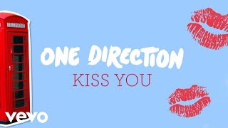 One Direction  Kiss You Lyric Video [upl. by Ardnahsal732]