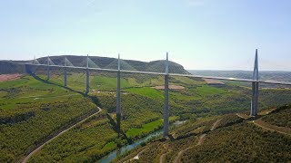 Two Bridges  Pont du Gard and the Millau Viaduct [upl. by Ahterod955]