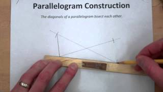 Parallelogram Construction [upl. by Attenauqa129]