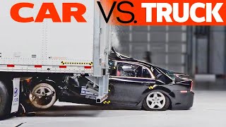 How Semitrucks Are Crash Tested  Carsplainers  Insider Cars [upl. by Woothen]