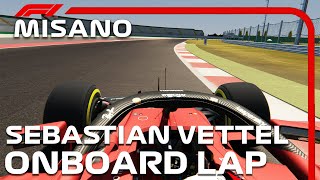 F1 Misano World Circuit  Sebastian Vettel Onboard  Assetto Corsa [upl. by Virnelli241]