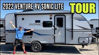 Travel Trailer Review 2022 Venture RV SONIC LITE on Everyman Driver [upl. by Ramled]