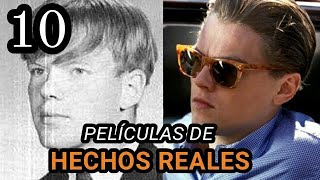 Top 10 Mejores Películas BASADAS en HECHOS REALES [upl. by Cruce]