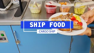 Food On A Maersk Cargo Ship  Life At Sea [upl. by O'Shee]