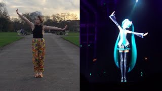 Mews Anamanaguchi  Miku ft Hatsune Miku 初音ミク Dance Cover Comparison Version [upl. by Leia]