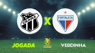 CEARÁ X FORTALEZA AO VIVO CAMPEONATO CEARENSE  06042024 [upl. by Renrew]