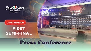 Eurovision Song Contest 2022  First SemiFinal Qualifiers  Press Conference [upl. by Hsuk]