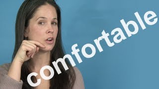 How to Pronounce COMFORTABLE  AMERICAN ENGLISH PRONUNCIATION [upl. by Belamy998]