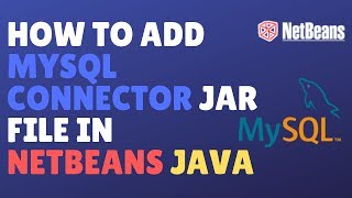 Netbeans How To Load Jdbc Driver Mysql Connector Jar File To Connect To Mysql Database Java [upl. by Sammie]