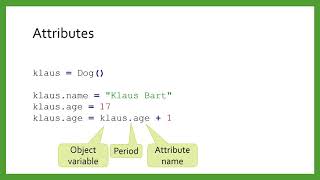 Attributes and Methods [upl. by Ilsel]