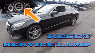 BENZWERKS 2014 E350 service light reset [upl. by Anilek187]