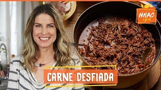 Carne de panela desfiada aprenda a fazer receita versátil e DELICIOSA  Rita Lobo  Cozinha Prática [upl. by Eckhardt]