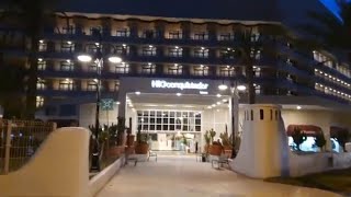 H10 Conquistador Hotel Las Americas Tenerife Reopening 25th May Evening Walk to Promenade [upl. by Killoran741]