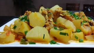 BACALHAU COM BATATA  Simples e Fácil [upl. by Carolee]