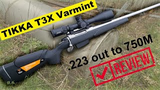 Tikka T3X Varmint 223 Review [upl. by Fabiola]