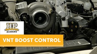 Intro to VNT Turbo Boost Control  Variable Nozzle Turbochargers GOLD WEBINAR LESSON [upl. by Harwill]