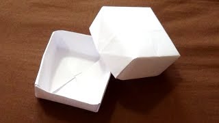 Como hacer Caja Origami BASICA y FACIL [upl. by Oicnanev]