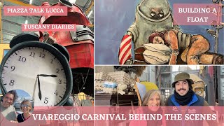 VIAREGGIO CARNIVAL 2024  BEHIND THE SCENES [upl. by Aneelak154]