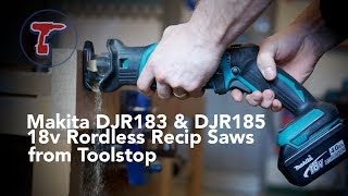 Makita DJR183 And DJR185 18v Cordless Recip Saws from Toolstop [upl. by Otsedom428]