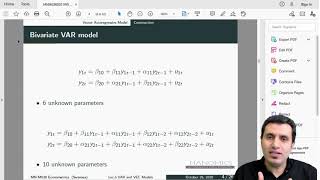 Econometrics  VAR model construction [upl. by Fillian488]