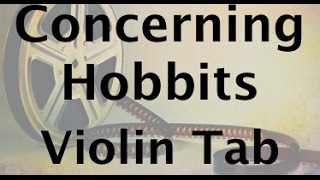 Learn Concerning Hobbits on Violin  How to Play Tutorial [upl. by Teerpnam669]