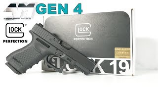 UMAREX GLOCK 19 GEN 4  Officially Licensed  Elite Force Glock 19 Gen 4  VFC  Airsoft Unboxing [upl. by Hebner]