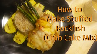 How to Make Stuffed Rockfish Crab Cake Mix [upl. by Caniff]