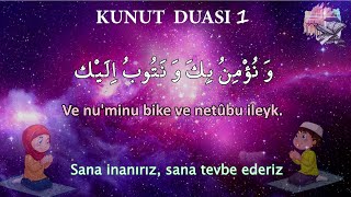 En kolay yöntem ile Kunut duası 1 okunuşu ezberleme dinle anlamı 3 tekrar Allahümme inna nesteinüke [upl. by Nos101]