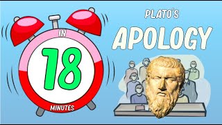 PLATOS APOLOGY Socrates Famous Trial  Ancient Greek Philosophy [upl. by Meuse]