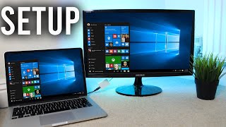 How To Connect Laptop To Monitor Full Guide  Work From Home Setup [upl. by Tiduj]