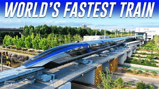 China’s New Maglev Bullet Train Is Now World’s Fastest Land Vehicle [upl. by Pilif]