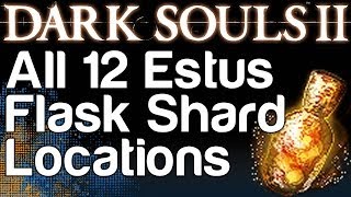 All 12 Estus Flask Shard Locations  Dark Souls 2  WikiGameGuides [upl. by Socem544]