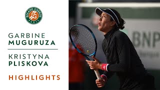 Garbine Muguruza vs Kristyna Pliskova  Round 2 Highlights I RolandGarros 2020 [upl. by Allicirp854]