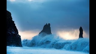 Dangerous worldfamous Reynisfjara Black Sand Beach in Iceland [upl. by O'Donnell489]