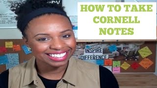 How To Take Cornell Notes [upl. by Euqinehs]