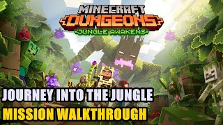 Journey Into The Jungle Mission Walkthrough Dingy Jungle Mission Minecraft Dungeons [upl. by Tova]