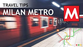 HOW TO Ride the Milan Metro directions lines stops [upl. by Feldman]